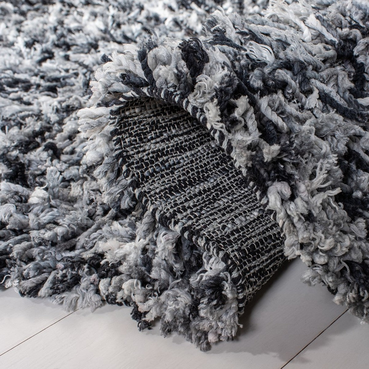 safavieh clearance rio shag sg960h black rug