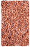 safavieh clearance rio shag sg960p rust rug