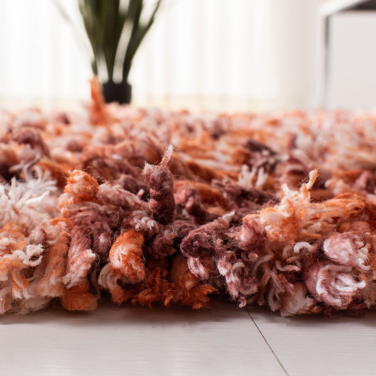 safavieh clearance rio shag sg960p rust rug