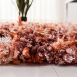 safavieh clearance rio shag sg960p rust rug