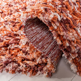 safavieh clearance rio shag sg960p rust rug