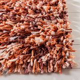 safavieh clearance rio shag sg960p rust rug