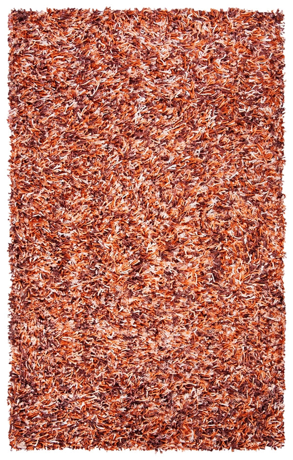 safavieh clearance rio shag sg960p rust rug