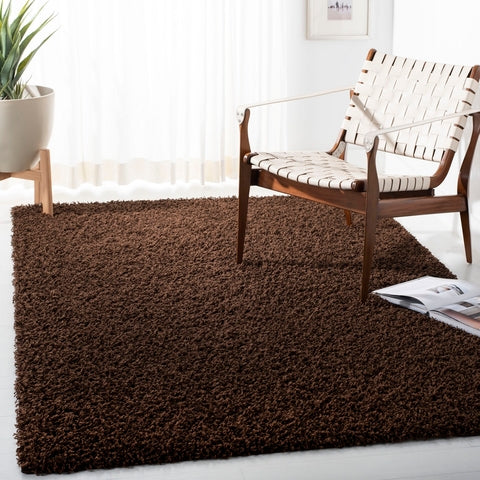 Safavieh Clearance Athens Shag SGA119A Brown Rug