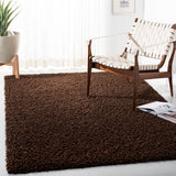 Safavieh Clearance Athens Shag SGA119A Brown Rug
