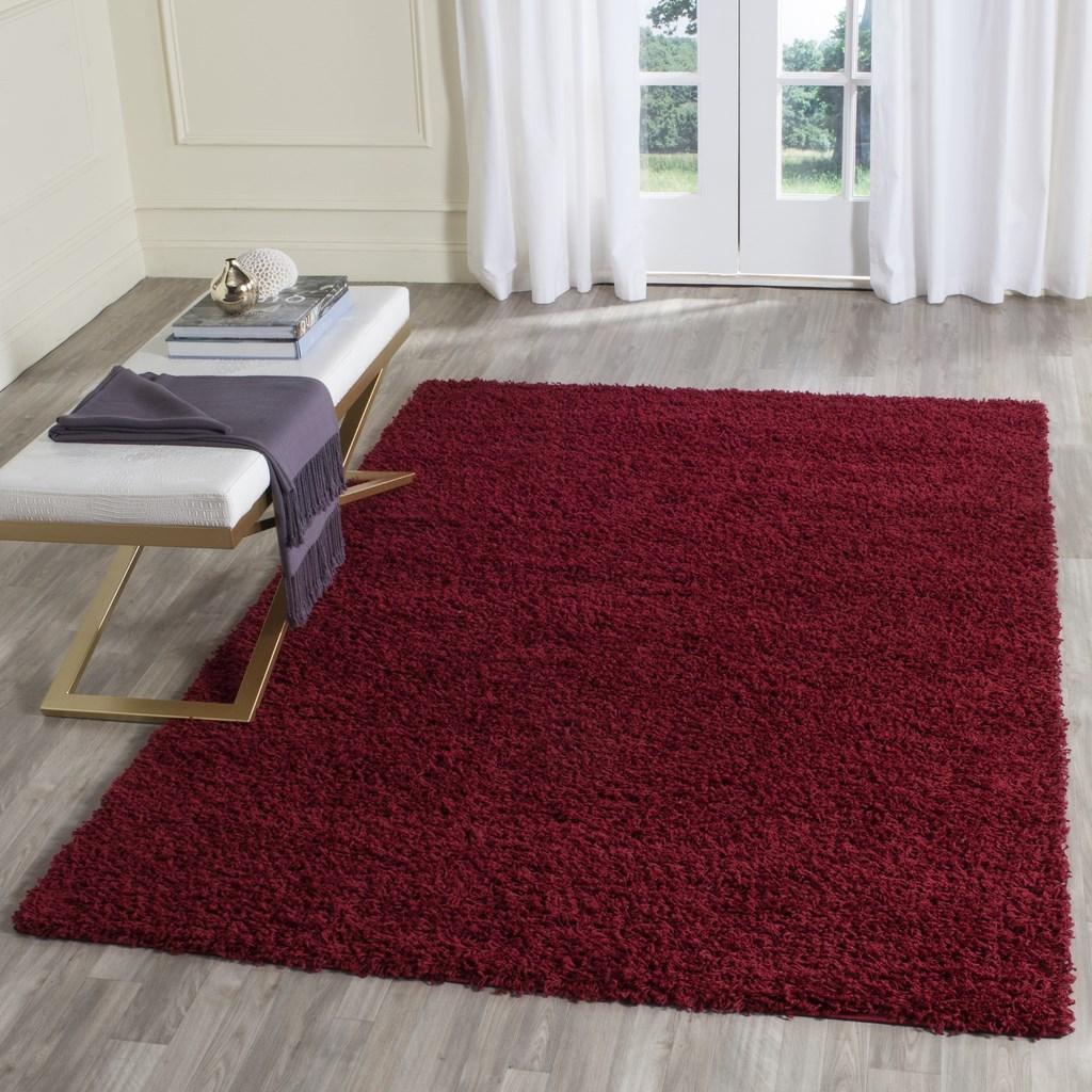 safavieh clearance athens shag sga119r red rug