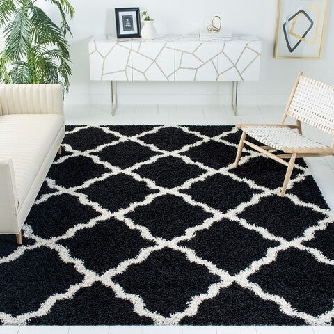 safavieh clearance dallas shag sgd257z black rug