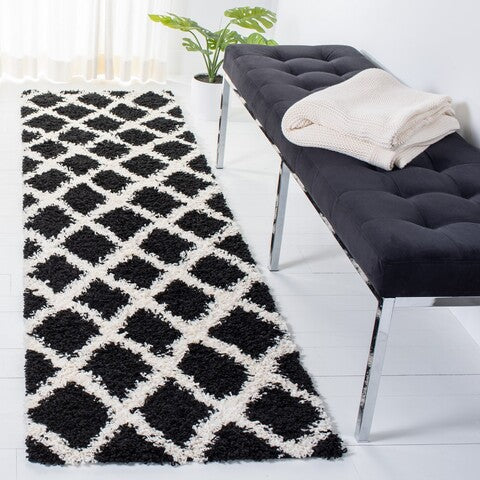 safavieh clearance dallas shag sgd258z black rug