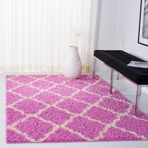 safavieh clearance sgd dallas shag sgds257i pink rug