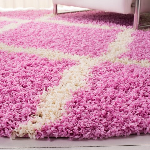 safavieh clearance sgd dallas shag sgds257i pink rug