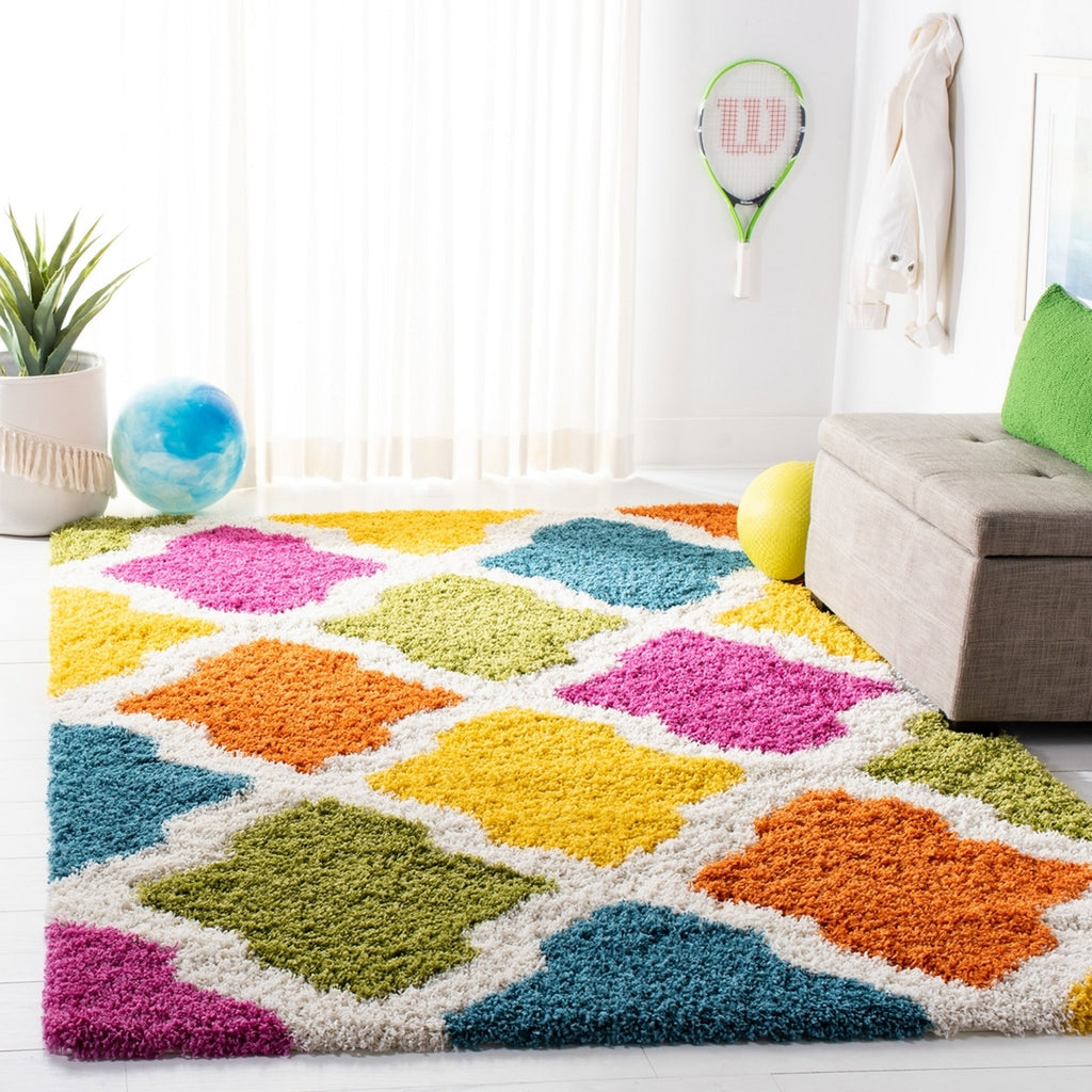 safavieh clearance sgk shag kids sgk562a ivory rug