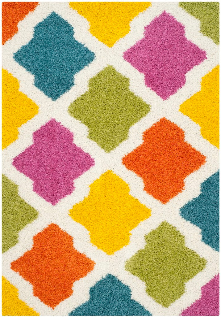 safavieh clearance sgk shag kids sgk562a ivory rug