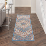nourison elation etn08 ivory blue rug