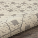 nourison grafix grf37 ivory grey rug
