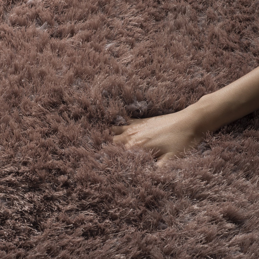 safavieh clearance luxe shag sgx160d brown rug