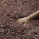 safavieh clearance luxe shag sgx160d brown rug