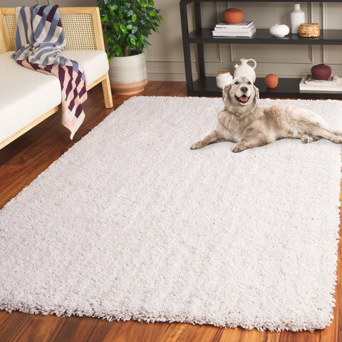 safavieh clearance luxe shag sgx800a white rug