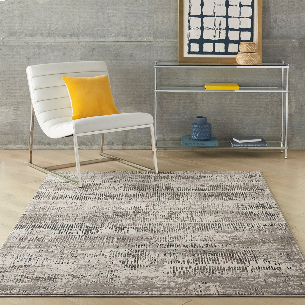 nourison ma90 uptown upt03 ivory grey rug