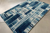 Tibet Rug Company 100 CT Shibori Blue Rug