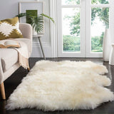 safavieh clearance sheep skin shs211a natural rug