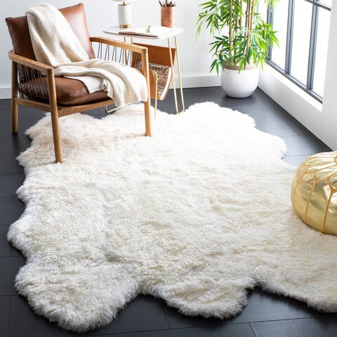 safavieh clearance sheep skin shs211a natural rug
