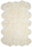 safavieh clearance sheep skin shs211a natural rug