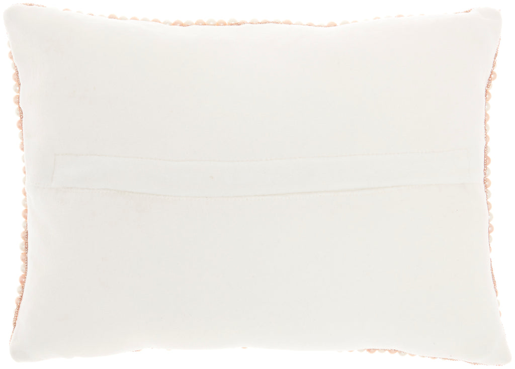 nourison luminescence z2001 blush pillow