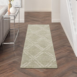 nourison venosa vsn01 green ivory rug