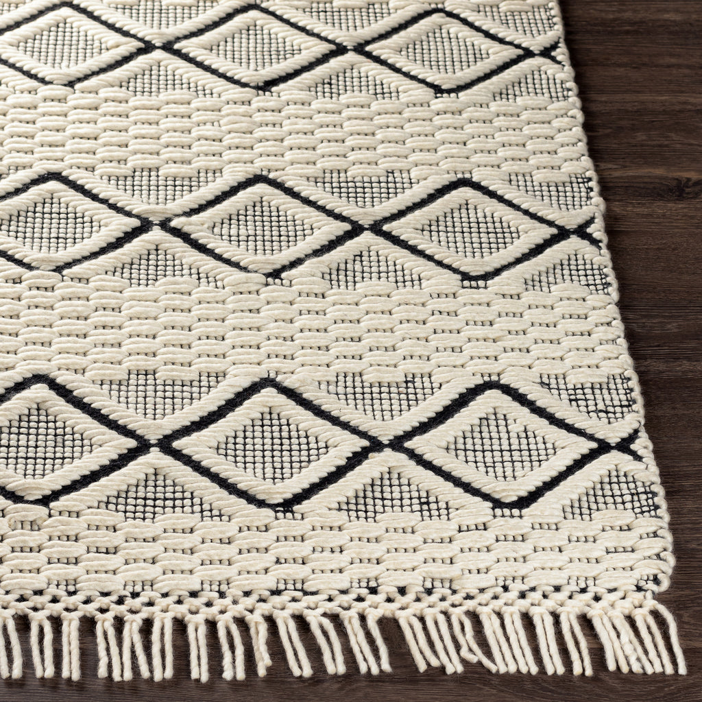 surya saint clair sic 2301 black rug