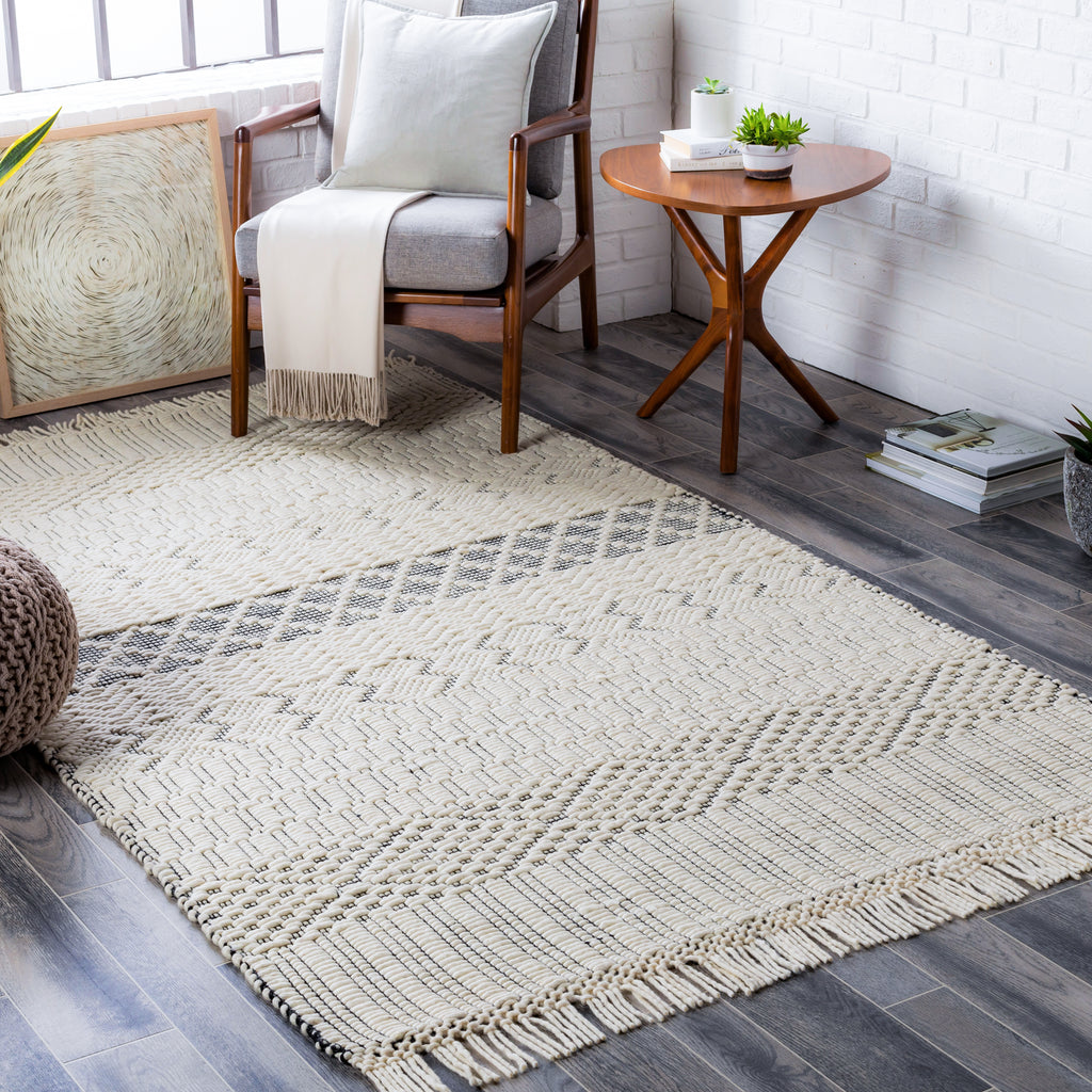 surya saint clair sic 2302 black rug