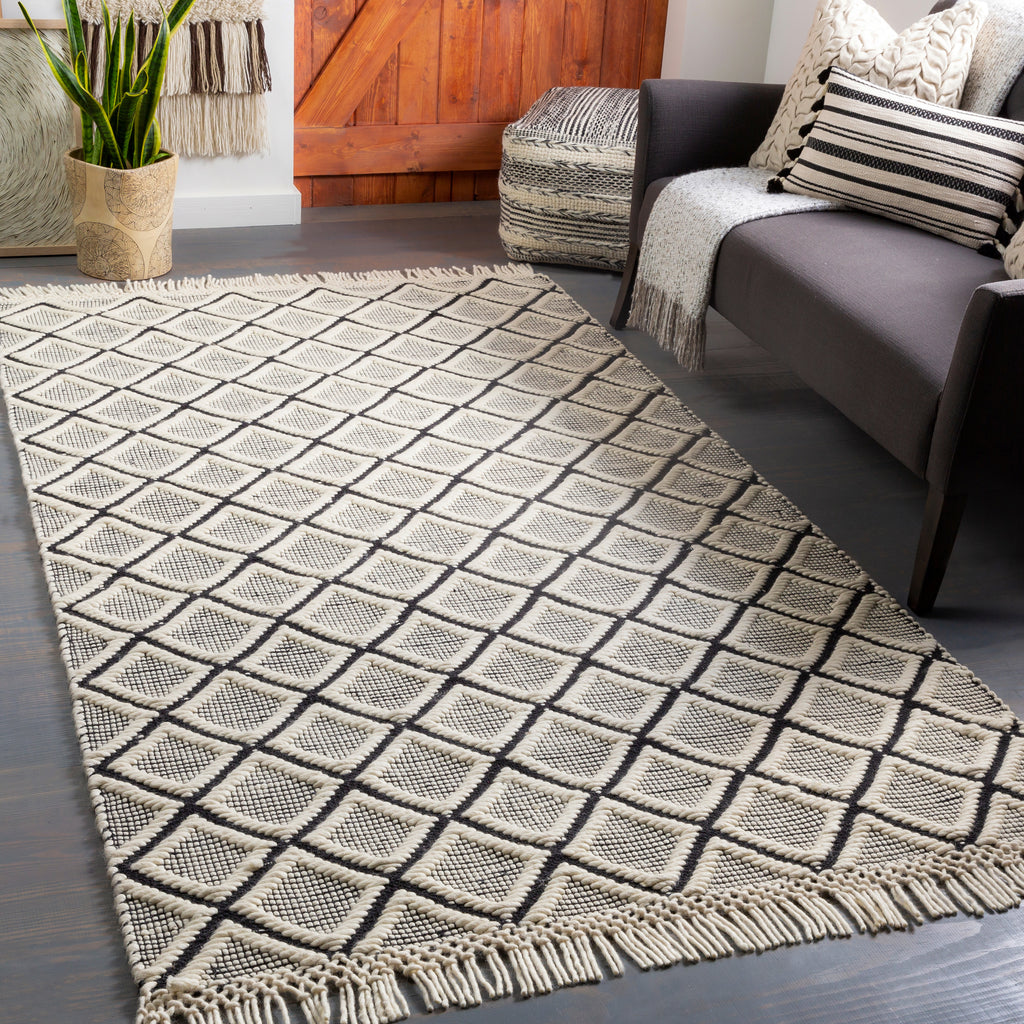 surya saint clair sic 2304 black rug