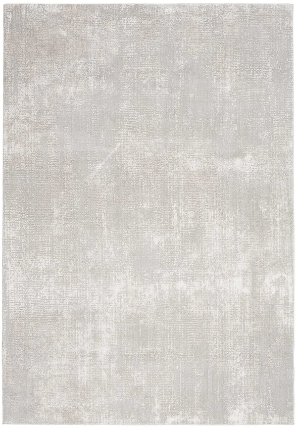 Nourison Clearance Silky Textures SLY01 Ivory/Grey Rug