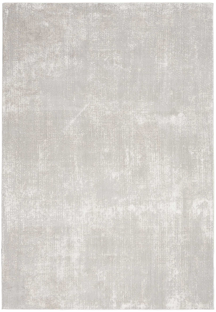 Nourison Clearance Silky Textures SLY01 Ivory/Grey Rug