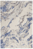 Nourison Clearance Silky Textures SLY03 Blue/Ivory/Grey Rug