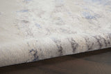 Nourison Clearance Silky Textures SLY03 Blue/Ivory/Grey Rug