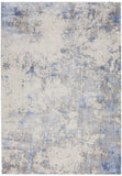 Nourison Clearance Silky Textures SLY04 Blue/Ivory/Grey Rug