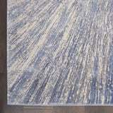Nourison Clearance Silky Textures SLY05 Blue/Grey Rug