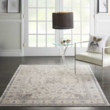 Nourison Clearance Silky Textures SLY08 Ivory/Grey Rug
