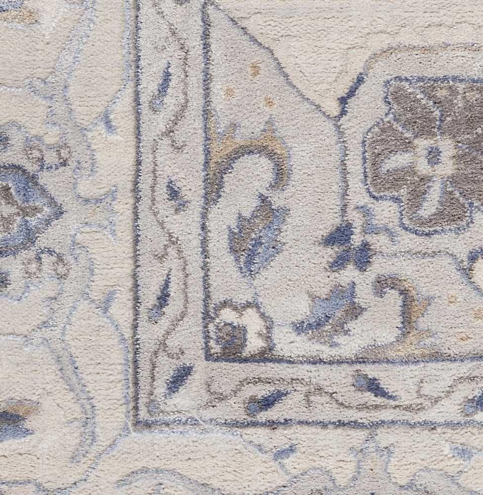 Nourison Clearance Silky Textures SLY08 Ivory/Grey Rug