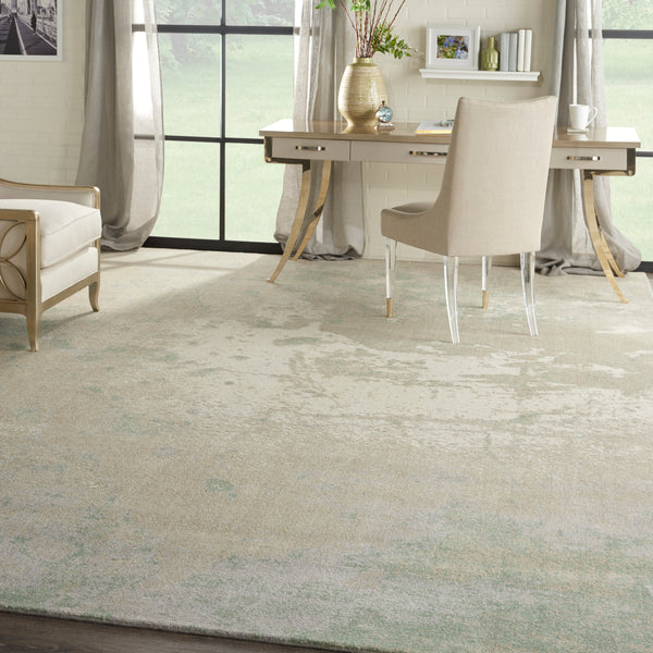 nourison twilight twi06 ivory green rug
