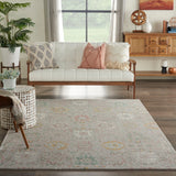 nourison twilight twi13 grey multi rug
