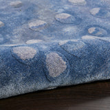 nourison prismatic prs05 blue rug