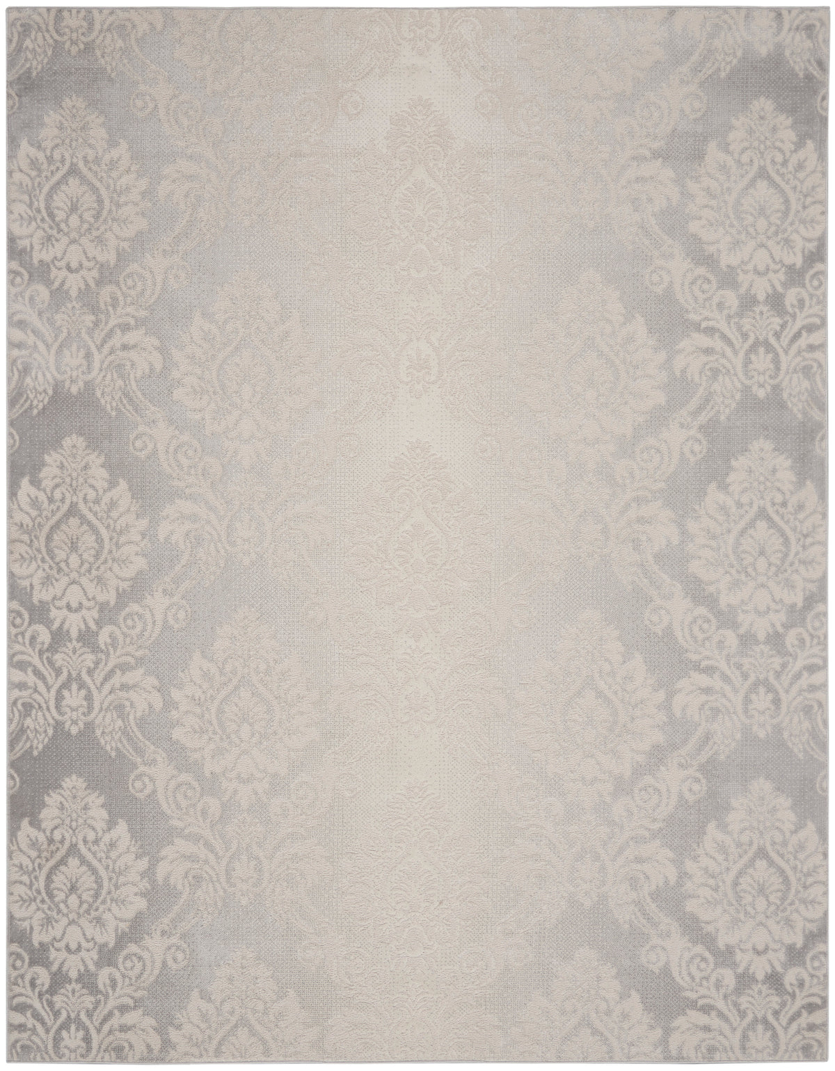 nourison elation etn03 ivory grey rug