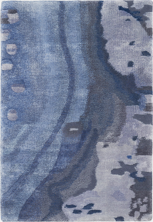 nourison prismatic prs05 blue rug