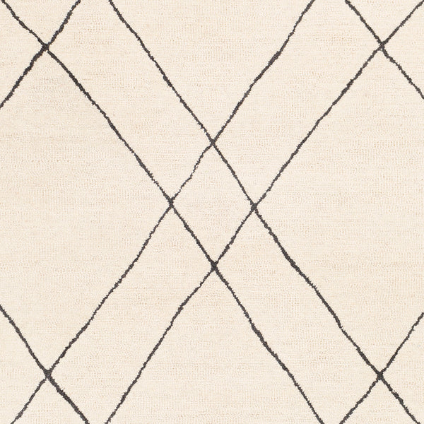 Surya Sinop Black Rug | Cream Rugs | Rugs Done Right 
