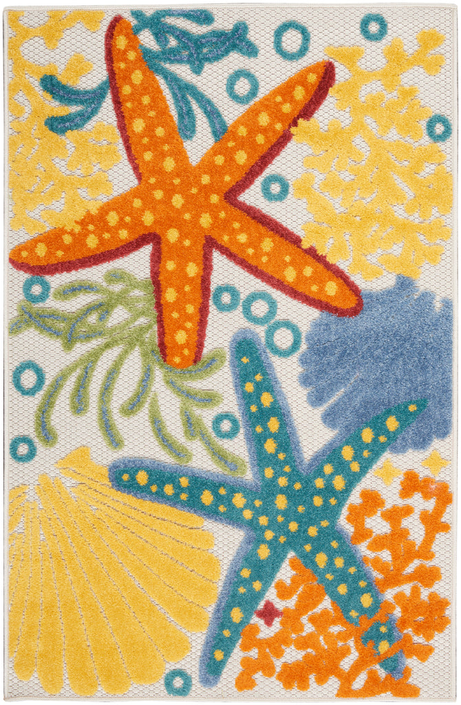 nourison aloha alh24 multicolor rug