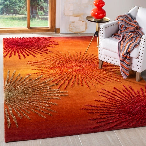 Safavieh Clearance Sohos SOH712R Orange Rug