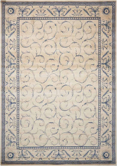 Nourison Clearance Somerset ST02 Ivory/Blue Rug