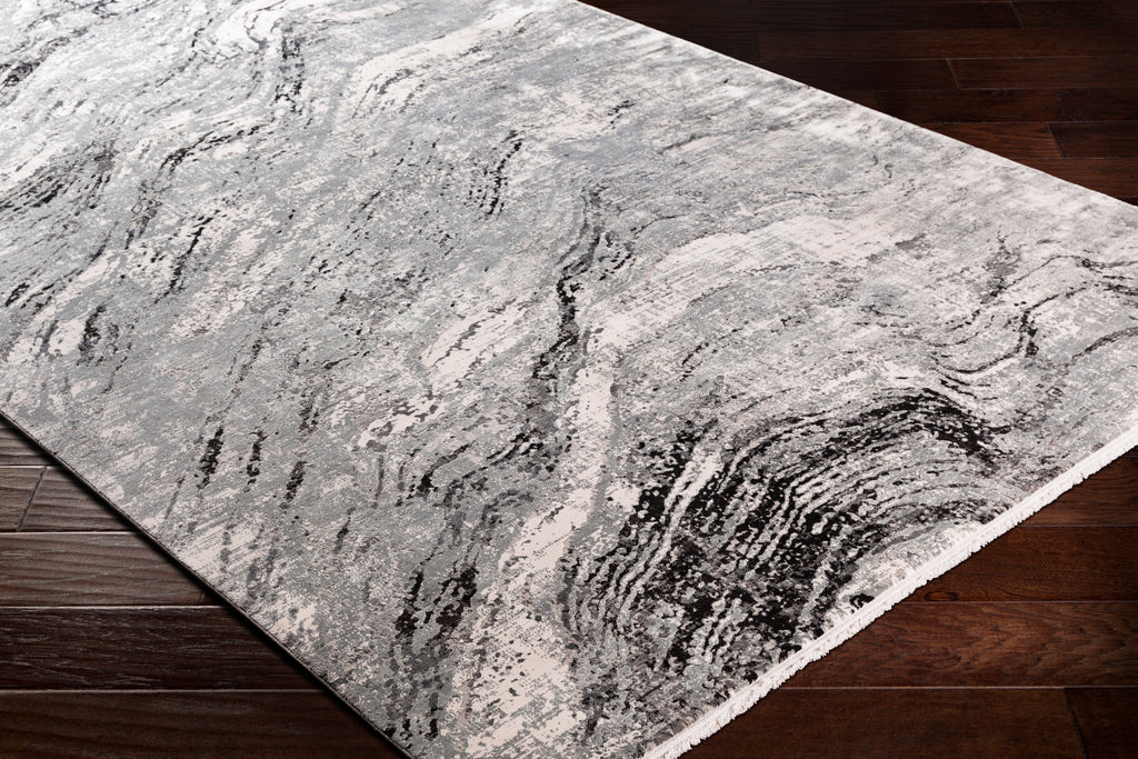 Surya Rug Co. Solar Charcoal Rug | Rugs Done Right | Charcoal Rugs 