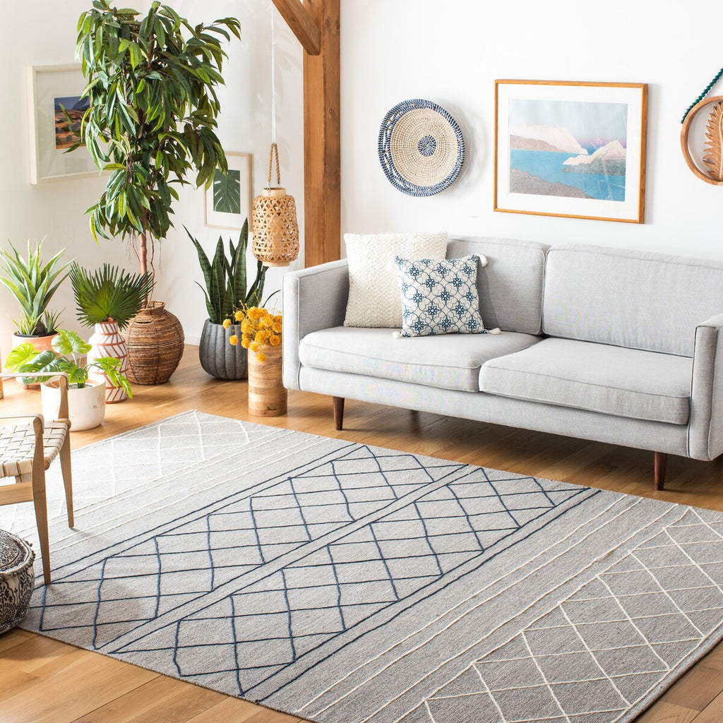 safavieh clearance striped kilim stk507g silver rug